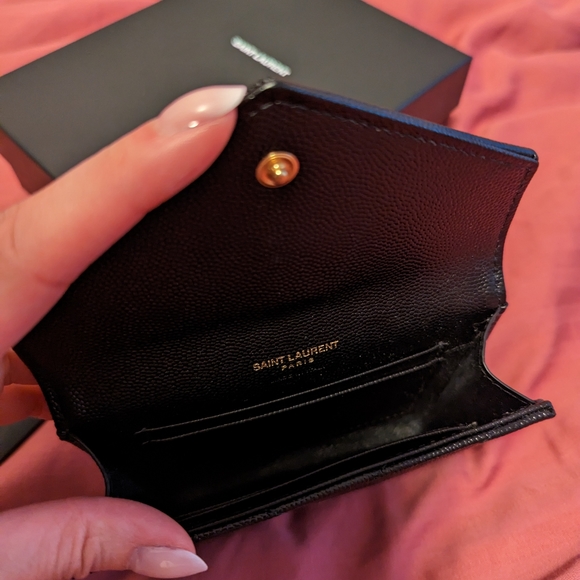 Saint Laurent Ysl CASSANDRE MATELASSÉ SMALL ENVELOPE WALLET - Picture 4 of 7